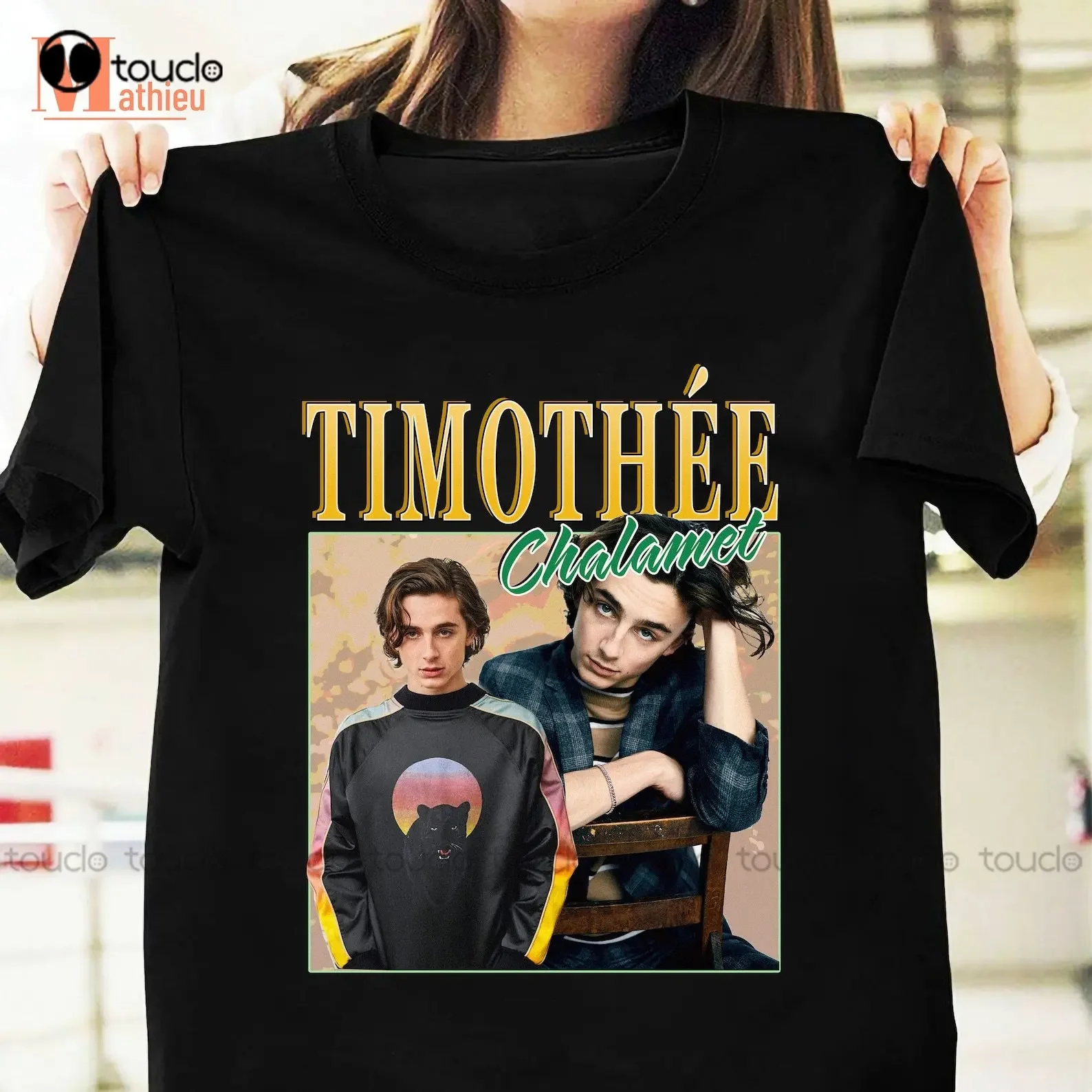 Timothee Chalamet T-Shirt Chalamet Shirt Cotton Tshirts For Women Short Sleeve Funny Tee Shirts Xs-5Xl Christmas Gift Streetwear