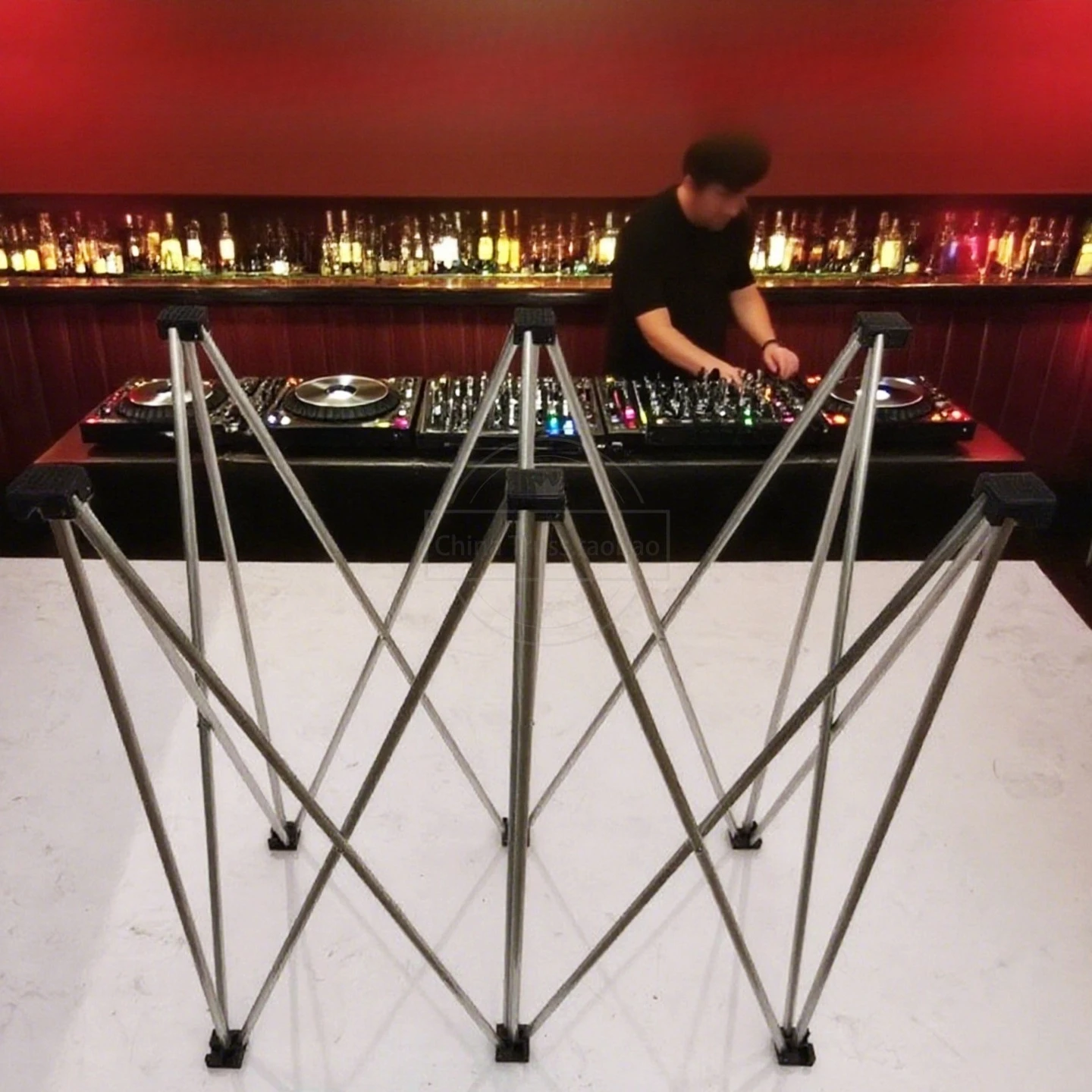 Suitable for Mixer Controller DJ Flight Box Heavy-duty 6-jaw DJ Bracket