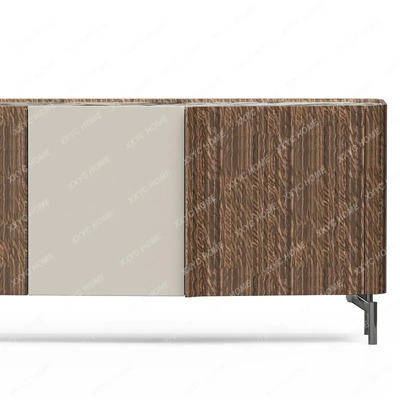 

Клубный шкаф-тумба Q-модели в стиле легкой роскоши для столовой, прихожей и гостиной, декоративный, эстетичный, с функцией хранения.