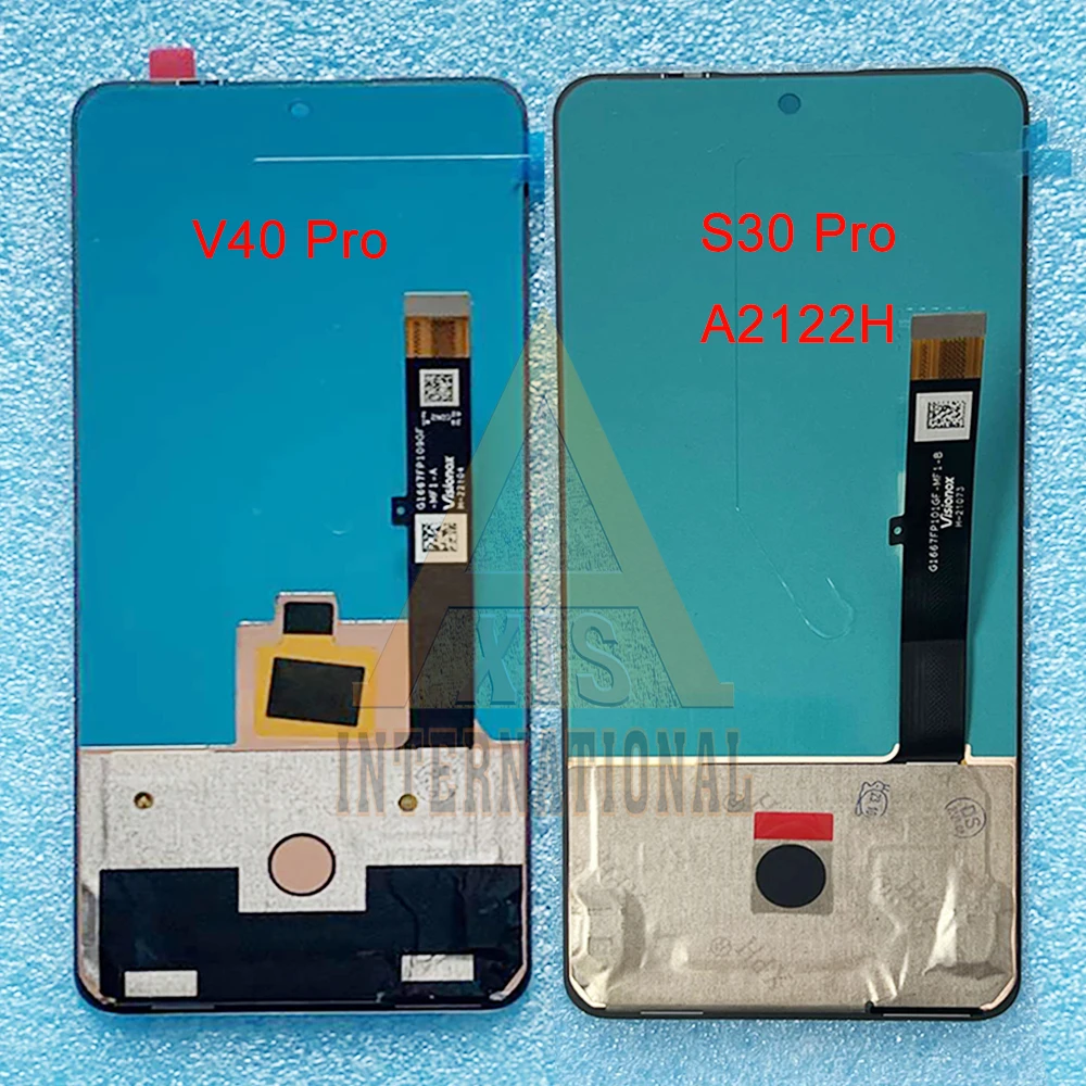 Imagem -02 - Tela Original Amoled Lcd Painel de Toque para Zte S30 Pro A2122h Blade V40s V40 Pro 667