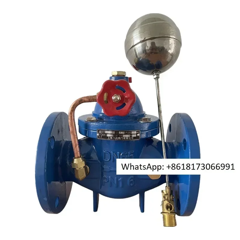 100x nodular cast iron remote control float valve water level controller with automatic stop when water is full