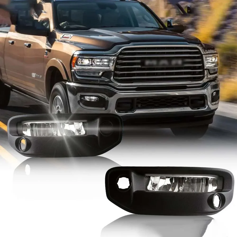 

Front Bumper Foglight Fog lights day light for Dodge RAM 2500 2020 2021