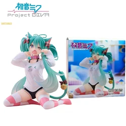 12cm Desktop Cute Hatsune Miku Girls Toy Anime Gift Figure Toy Anime Game PVC Action Figure Collectible Model Doll