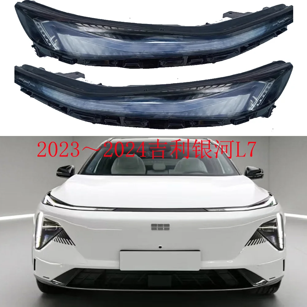 1pcs car bupmer head light Geely L7 headlight daytime light LED 2023~2024y fog Geely L7 headlamp