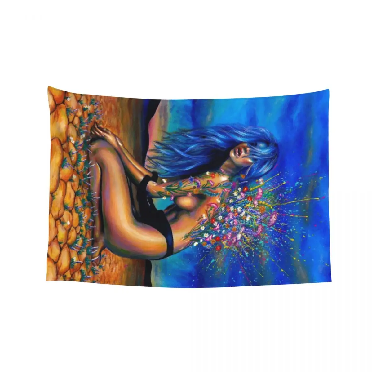 

Bloom Tapestry Room Decore Aesthetic Room Decor Cute Carpet On The Wall Tapestry