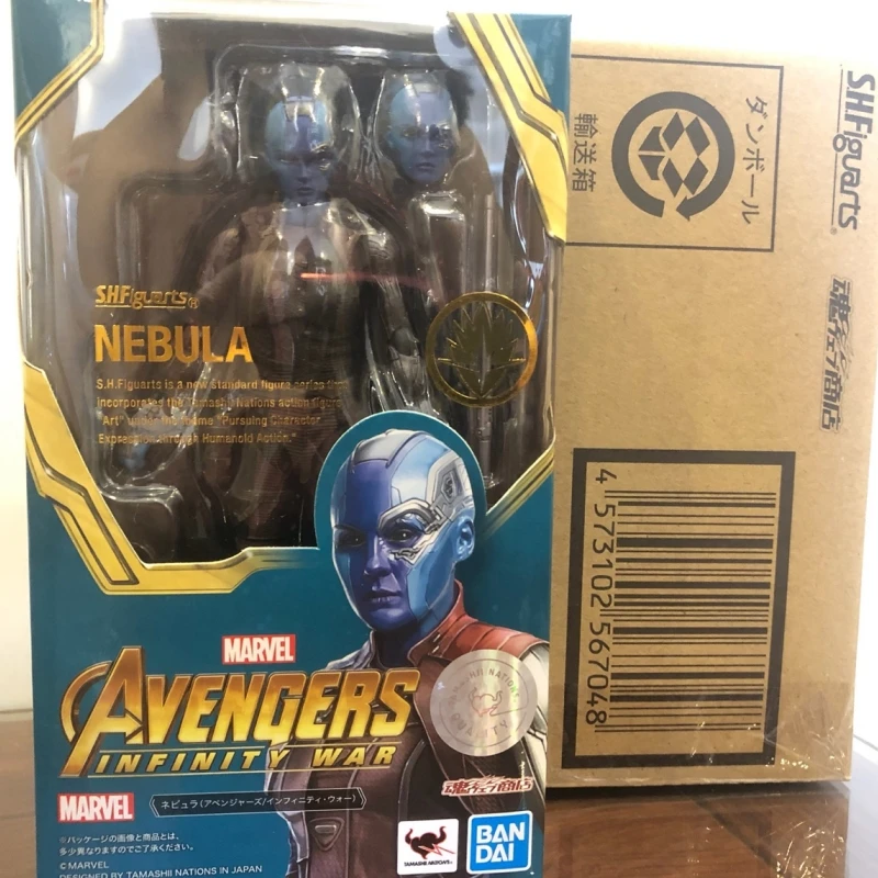 

В наличии 2023 новая Оригинальная фигурка Bandai Nebula Shf фигурка стражи Галактики Мстители Marvel игрушки подарки