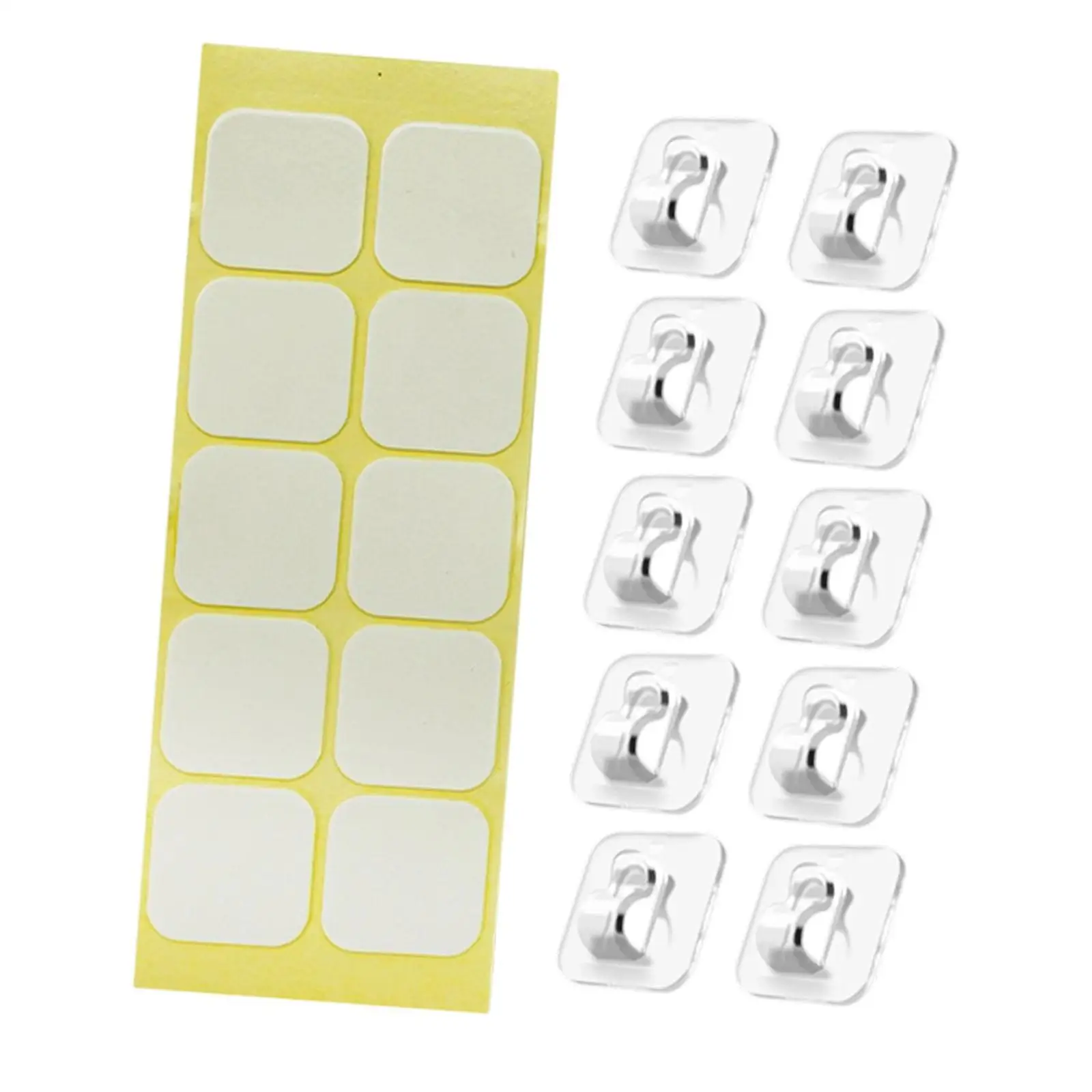 Space Saving Sticky Cable Management Clips Clear Wire Holders for Christmas Lights Home Office Under Desk