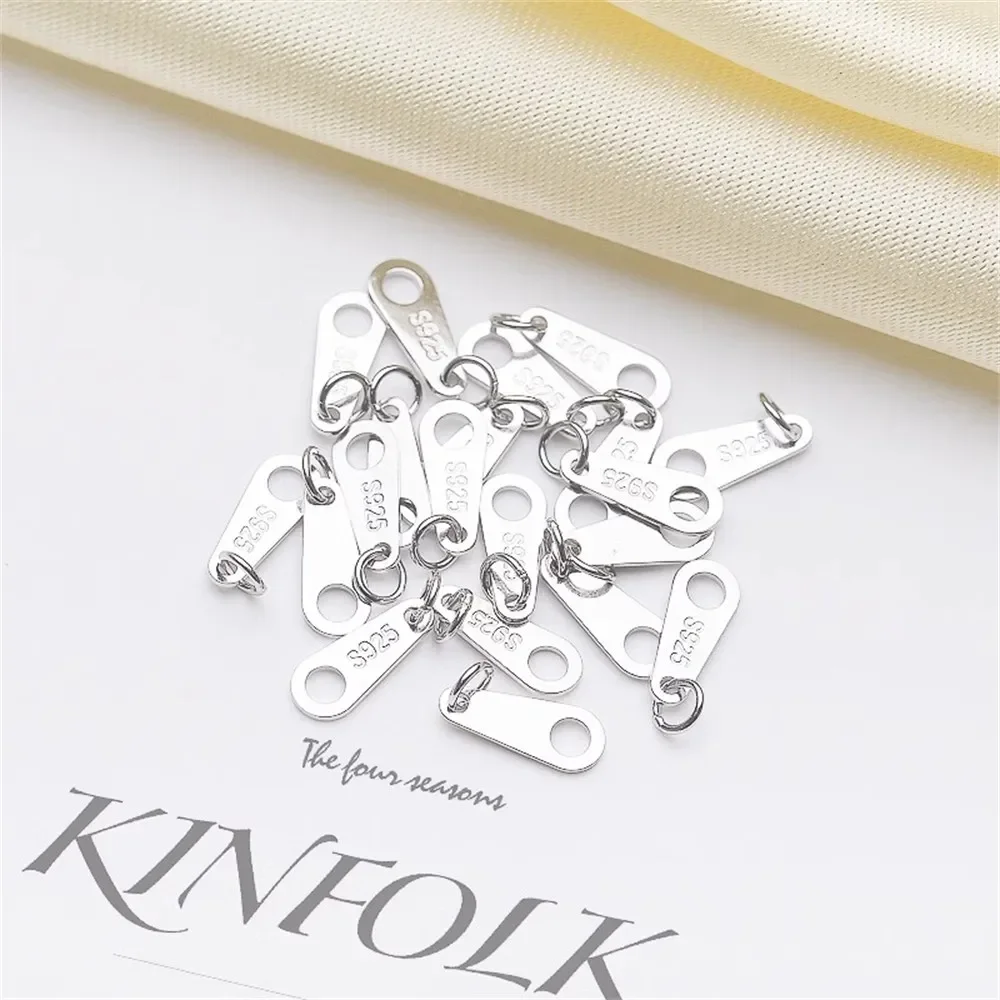 

DIY Pearl Accessories S925 Sterling Silver Pearl Necklace Bracelet Tail Chain Buckle Hand-made Clips Z033