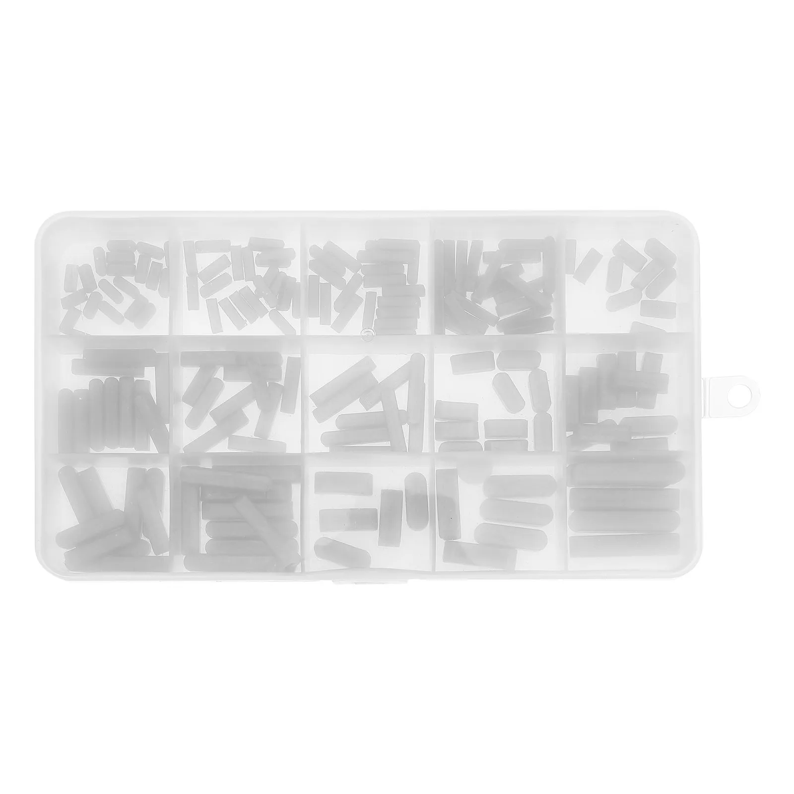 175Pcs Type A Flat Key Pin Carbon Steel A-Type Parallel Shaft Keys Rust-Resistant Wear-Resistant for Machinery Furniture DIY