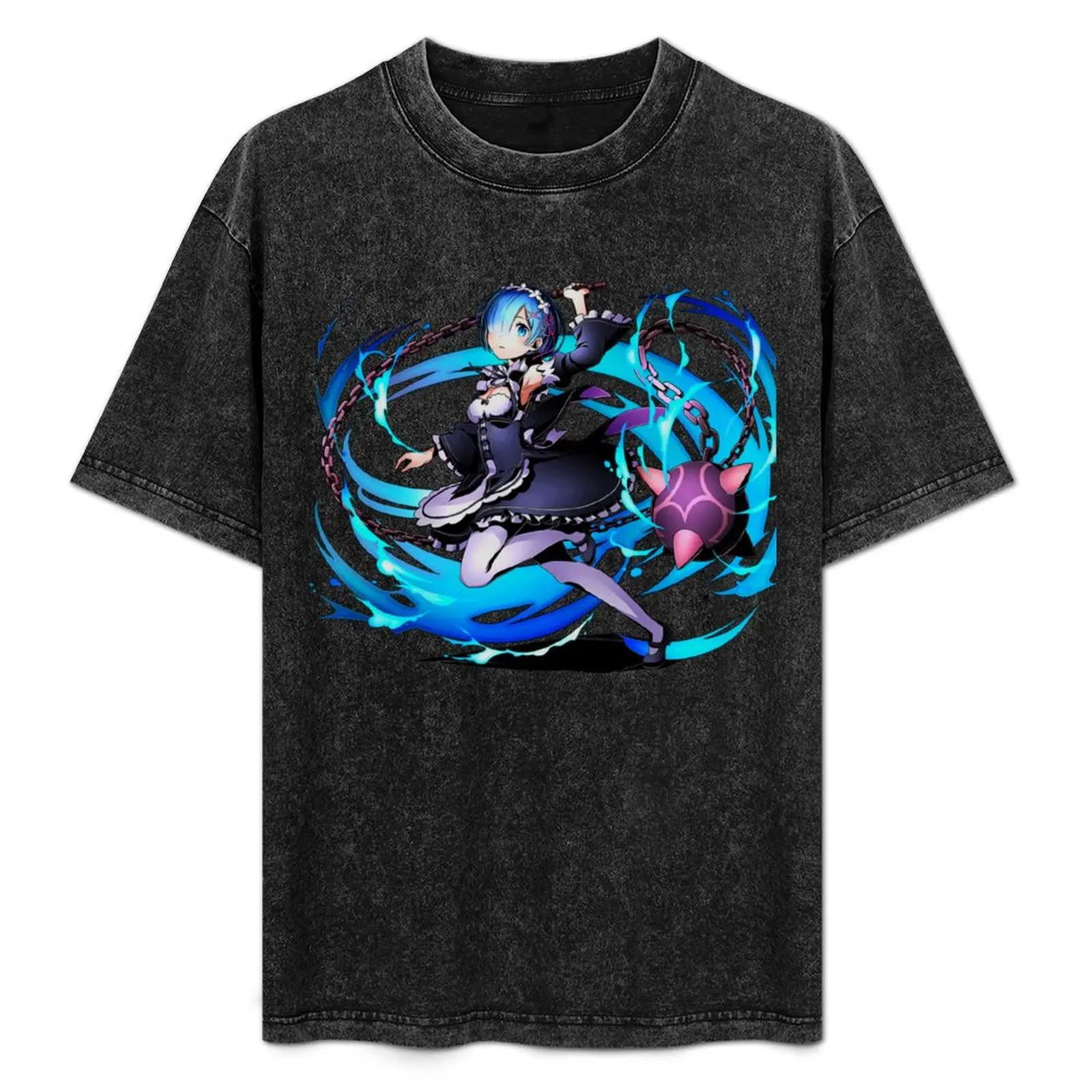 

ReZero | Rem | Anime Girl T-Shirt Relaxed Casual Short Sleeve Tee