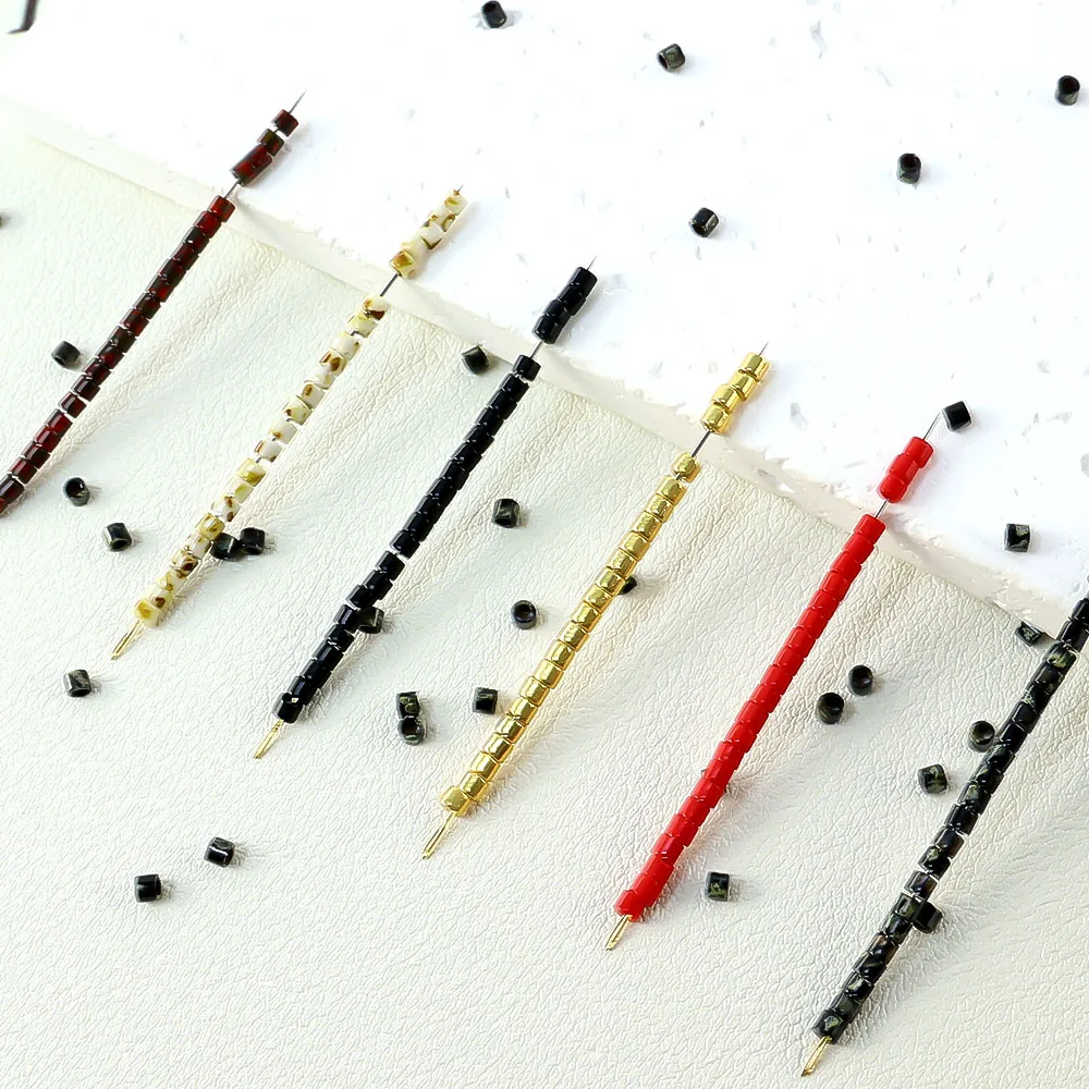 2.2mm 10/0 Japanese Miyuki Delica Beads 10g/tube Multi-Series Can Choose Glass Seed Beads, Used for Jewelry Making Necklace DIY