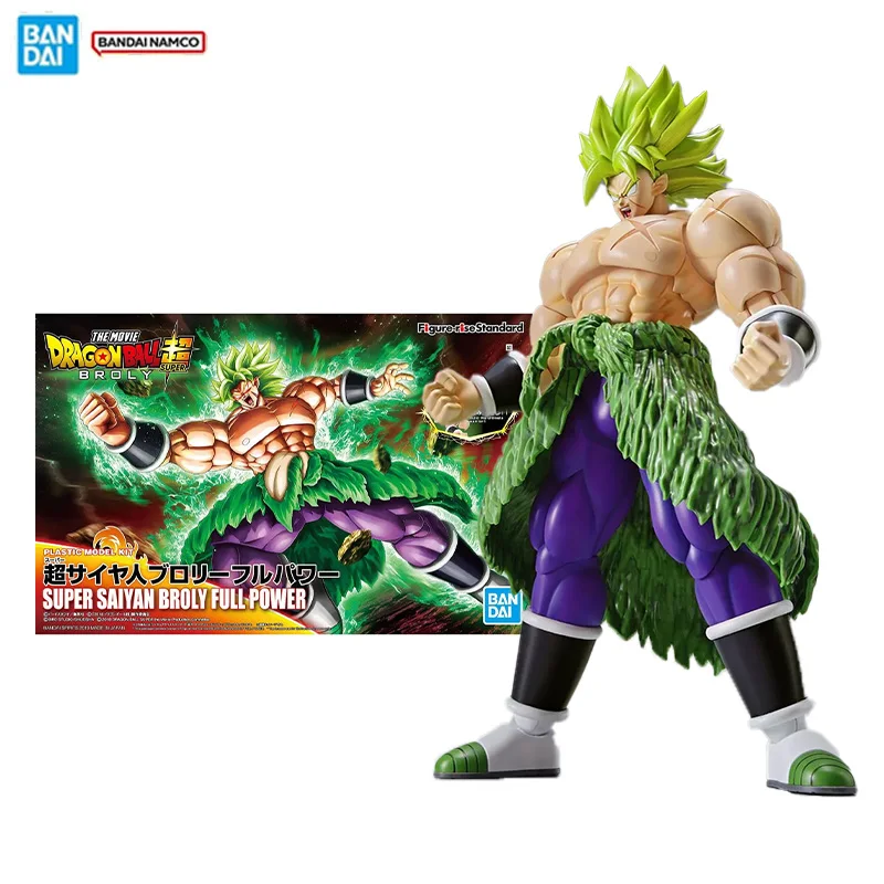 بانداي الأصلي حقيقية الشكل لعبة دراغون بول أطقم منمذجة الشكل الارتفاع القياسية برولي مجموعة الطاقة الكاملة عمل نموذج لجسم اللعب