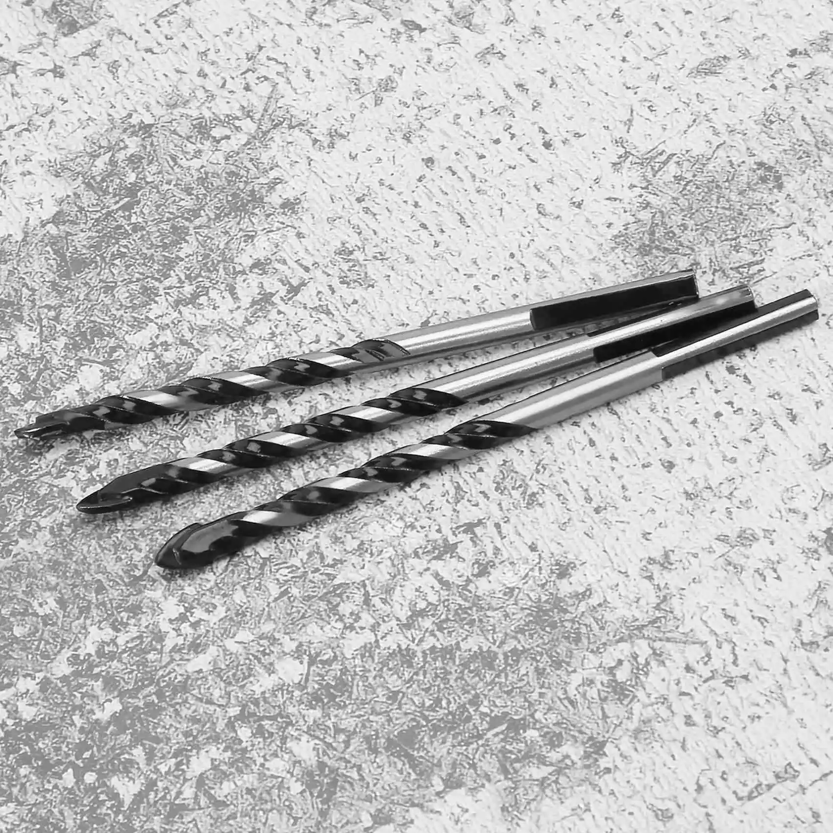 

ABHB-Multipurpose Drill Bits, 10-Piece 6Mm Multi-Material Drill Bit Set For Drilling In Tile, Glass, Concrete, Brick, Wood, And
