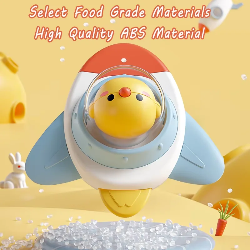 Zabawki do kąpieli dla niemowląt Montessori, obrotowy kubek, zabawki sensoryczne z przyssawką, grzechotki, obrotowe zabawki edukacyjne dla najmłodszych