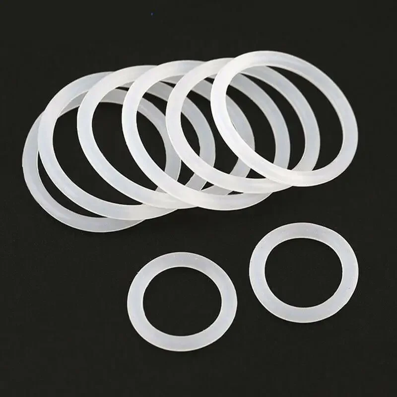 1-50 шт. CS 1,5 мм, белое пищевое силиконовое уплотнительное кольцо, наружный диаметр 5-80 мм, уплотнительное кольцо, уплотнительная прокладка, устойчивая к коррозии, износу и высоким температурам