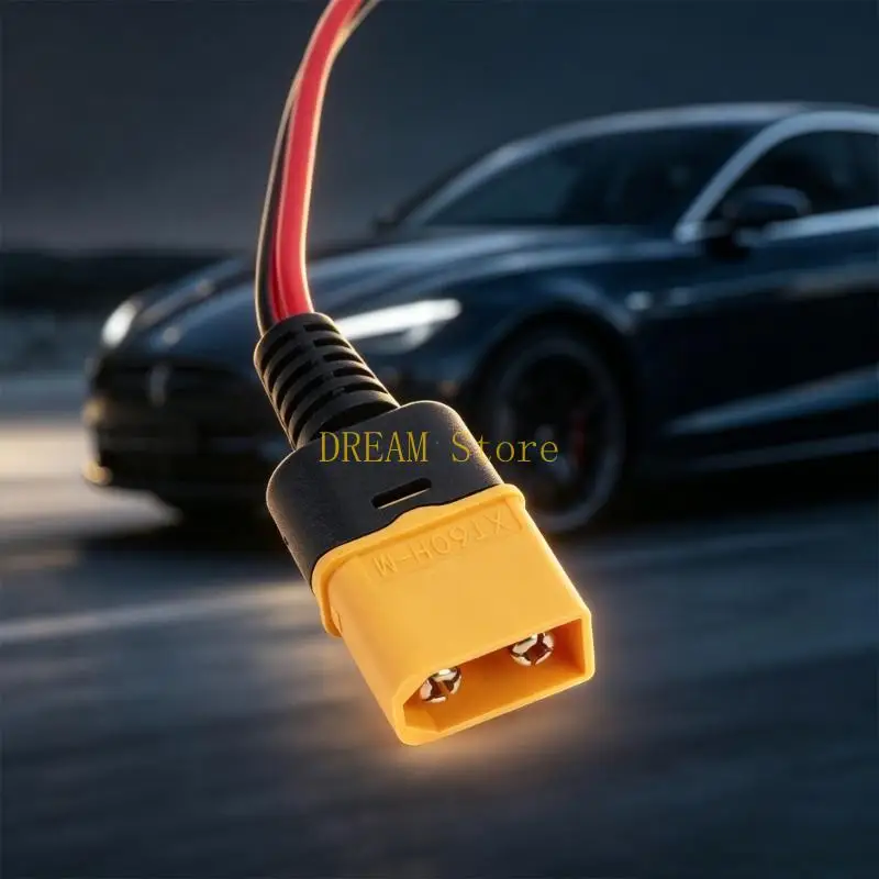 Battery Screen Cable with Male Connection End, 22 Wire and Clear Reading Window for Model Pack Care and Small Supply Testing Use