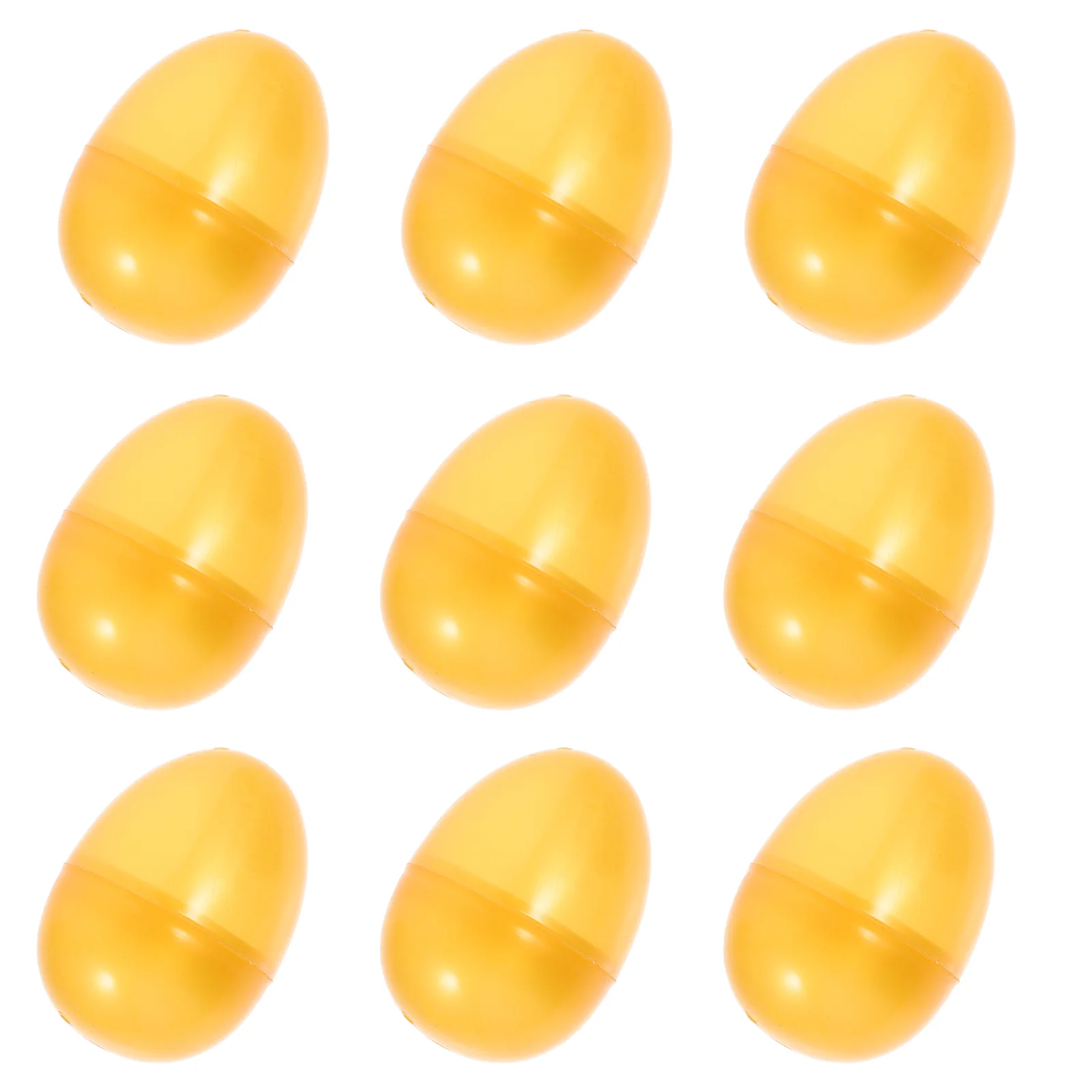 

12 Pcs Toy Golden Egg Lottery Party Favors Egg-shaped Gift Boxes Openable Eggshell Plastic Refillable Child