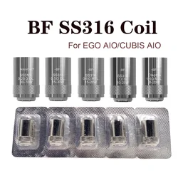 FAI DA TE CUBIS EGO AIO Bobina 0.5ohm 0.6ohm BF SS316 Bobine Testa per EGrip CUBIS EGO AIO Cuboide Mini Serbatoio