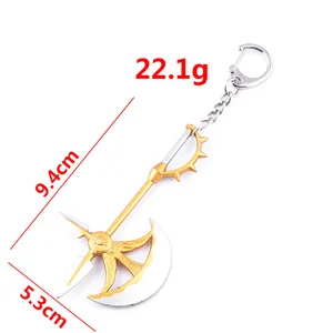 The Seven Deadly Sins Anime Machado Pingente Keychain, Escanor Rhitta, Nanatsu no Taizai, Bottle Opener, Keychain for Men, Gift from Jewel 12 Main Sales Bottle Opener - №6