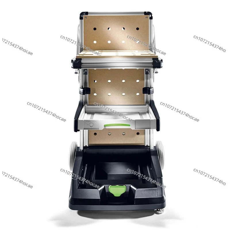 Mobile workbench, multifunctional woodworking folding and handling tool cart