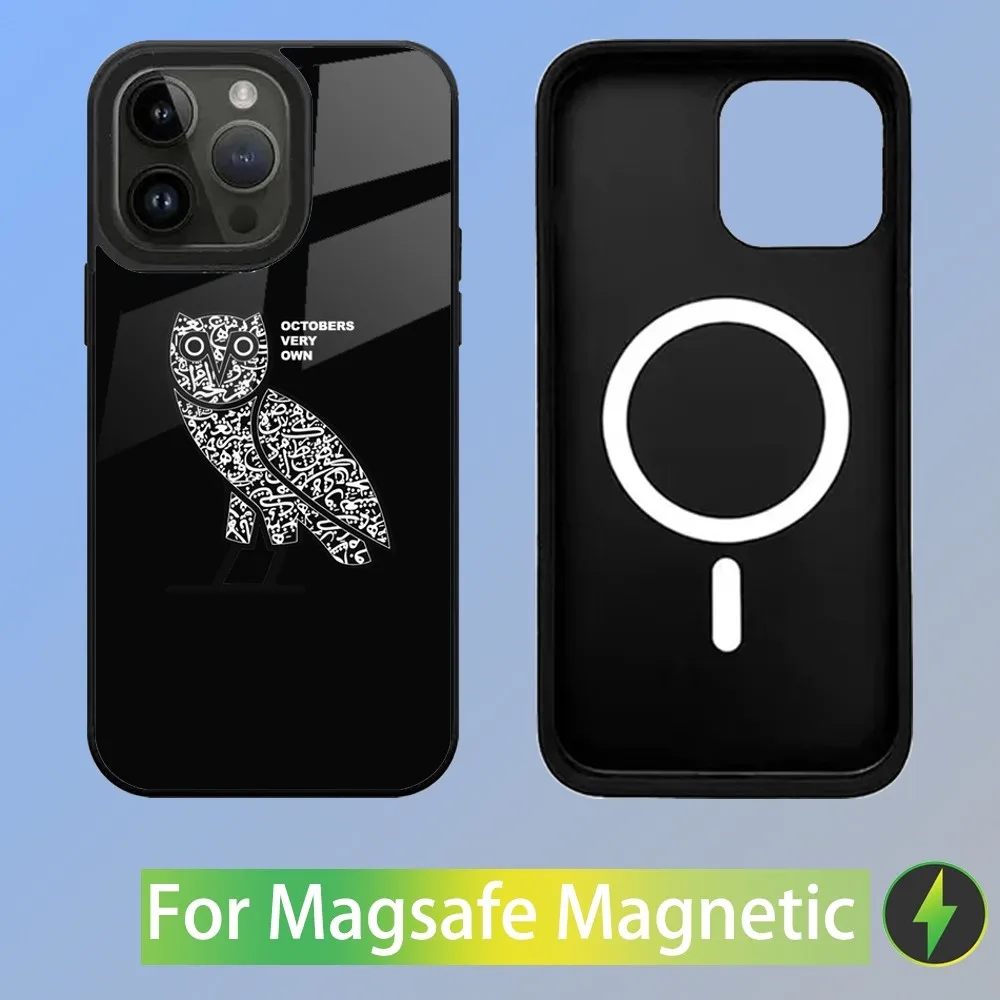 Drake O-OvO OWL Phone Case For iPhone 16,15,14,13,12,11,Plus,Pro,Max Mini Magsafe Magnetic Wireless Charging