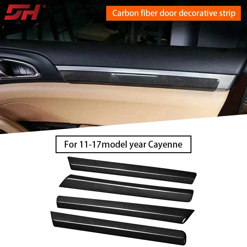

Carbon Fiber Door Decorative Strip for Porsche Cayenne 958 2011-2017