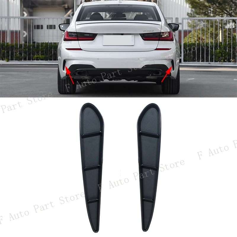 For BMW 3 Series G20 G28 320 325 330 2019 2020 2021 Rear Bumper Trim Grille Cover Strip 51128075816 51128075815