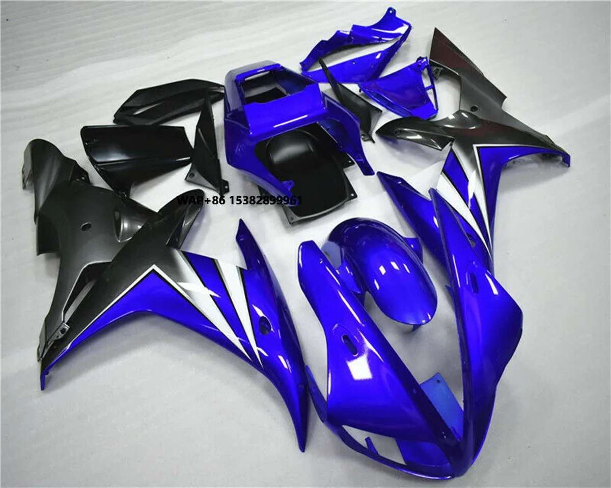For  YZF R1 2002 2003 ABS Plastic  Motorcycle Fairing Kit Bodywork with Heat Shield and Bolt Box