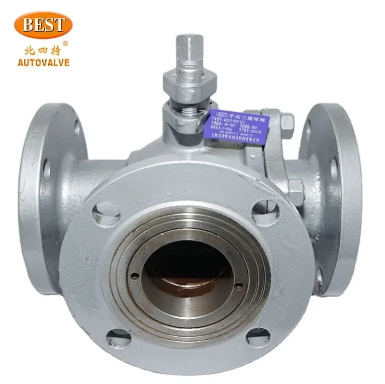 Q4231-C stainless steel ANSI 150LB 304 316 JIS 10K 1.6mpa WCB 3Way T Type Carbon Steel Flange Ball Valve