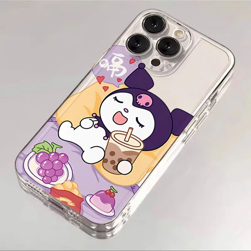 Custodia morbida trasparente per Apple iPhone 7 8 SE 16e 13 12 11 Pro Max XS 15 14 16 Plus XR Sanrio Melody