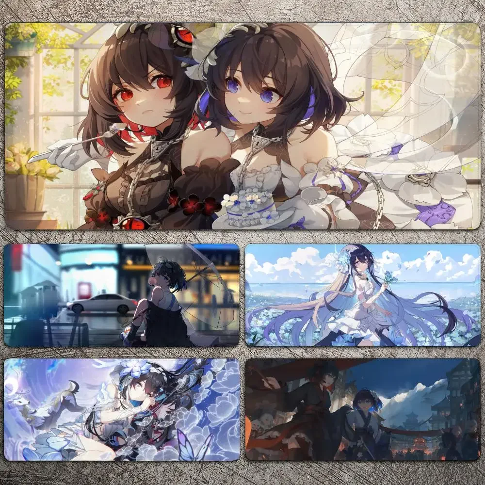 

Seele Vollerei Honkai Star Rail Impact Mousepad Large Gaming Mouse Pad LockEdge Thickened Computer Keyboard Table Desk Mat