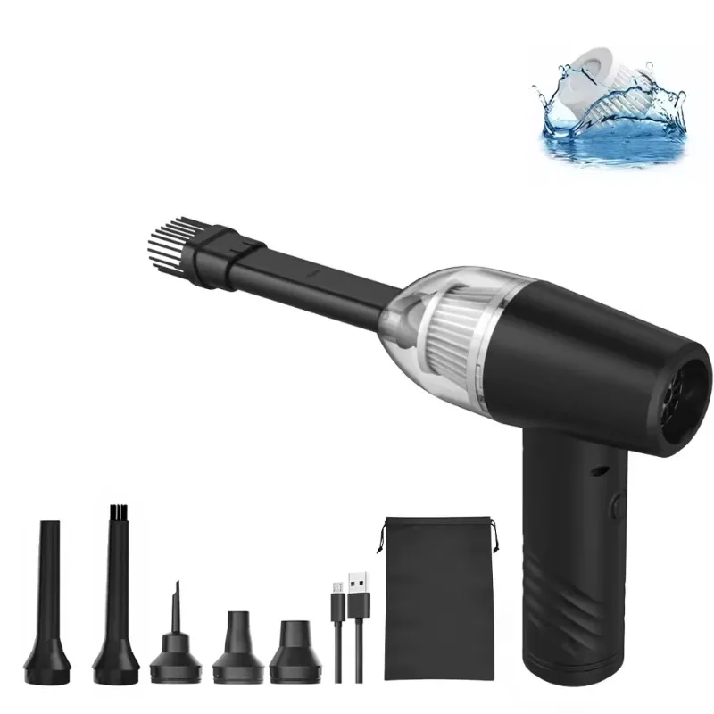 Airo Electric Car Battery-Powered Cordless Handheld Vacuum Cleaner HEPA Filter 7000Pa Suction Portable Blower for Home Car