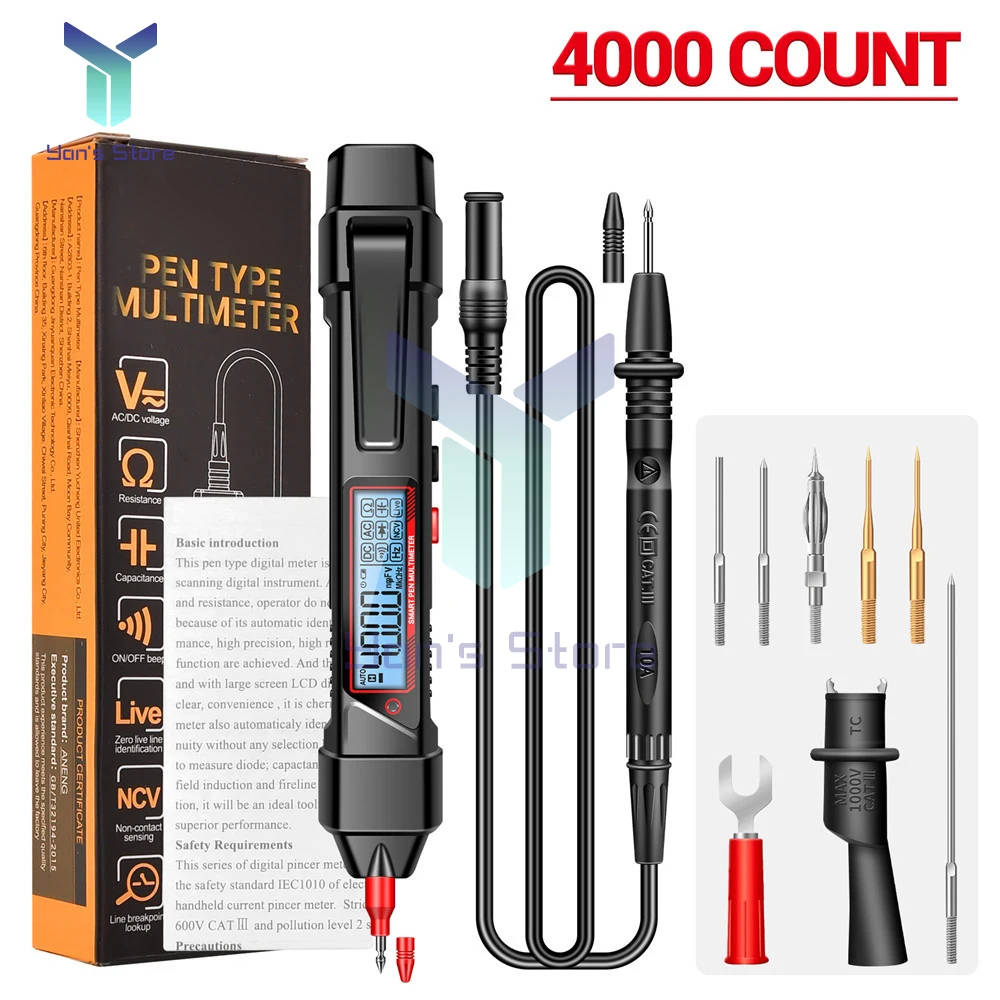 ANENG  A3006 Multimetro Detections Pen Type True Meter Multimeters Pen Auto AC/DC Voltage Instant Testers Detector Tools