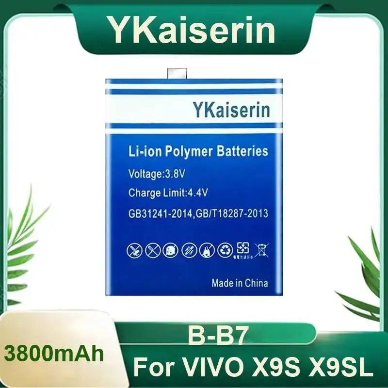 B-B7 Mobile Phone Battery For Vivo X9S X9SL Stable Power Supply 3800Mah