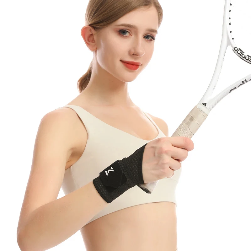 1/2PCS Breathable Mesh Wrist Support Wrap, Compression Wrist Sleeve for Sprain Joint Pain Relief, Sports Injury Protection Brace
