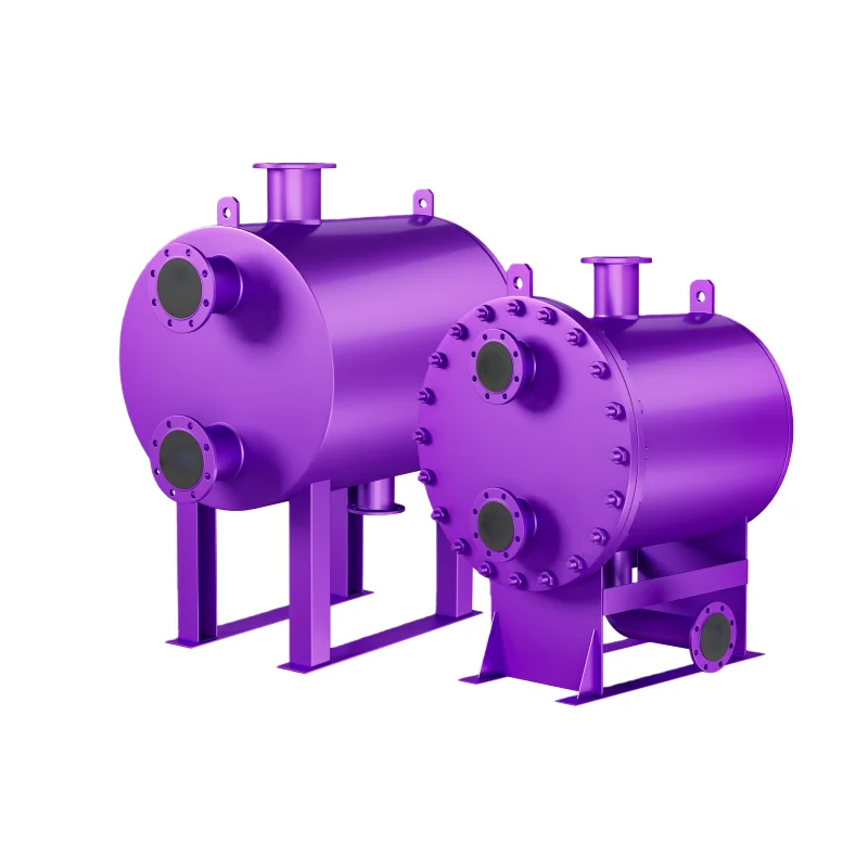 

High-Performance Plate and Shell Heat Exchanger with Corrugated Plates for Rapid Thermal Shock and Pressure Resistance