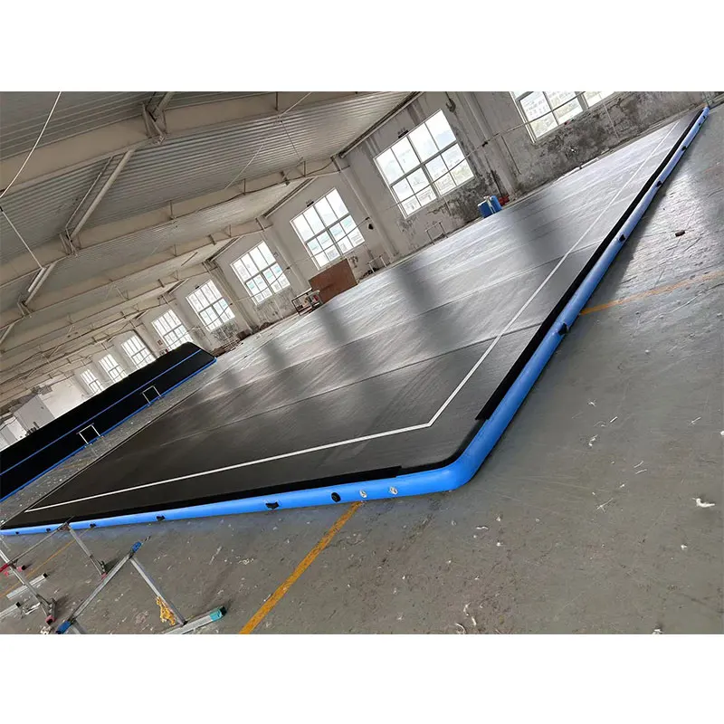 Airtrick Square Inflatable Gymnastics Mat 14*14M Large Air Floor Air Track for Acrobatics