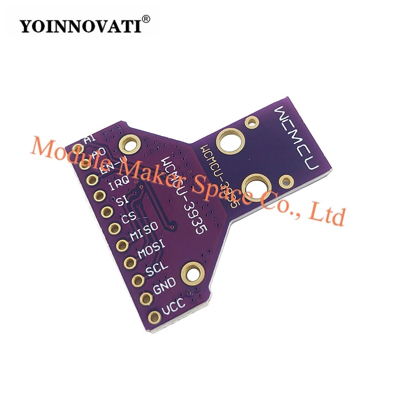 MCU-3935 AS3935 Sensor Breakout Board SPI I2C Interface Strikes Thunder Rainstorm Storm Distance Detection 2.4V-5.5V Antenna