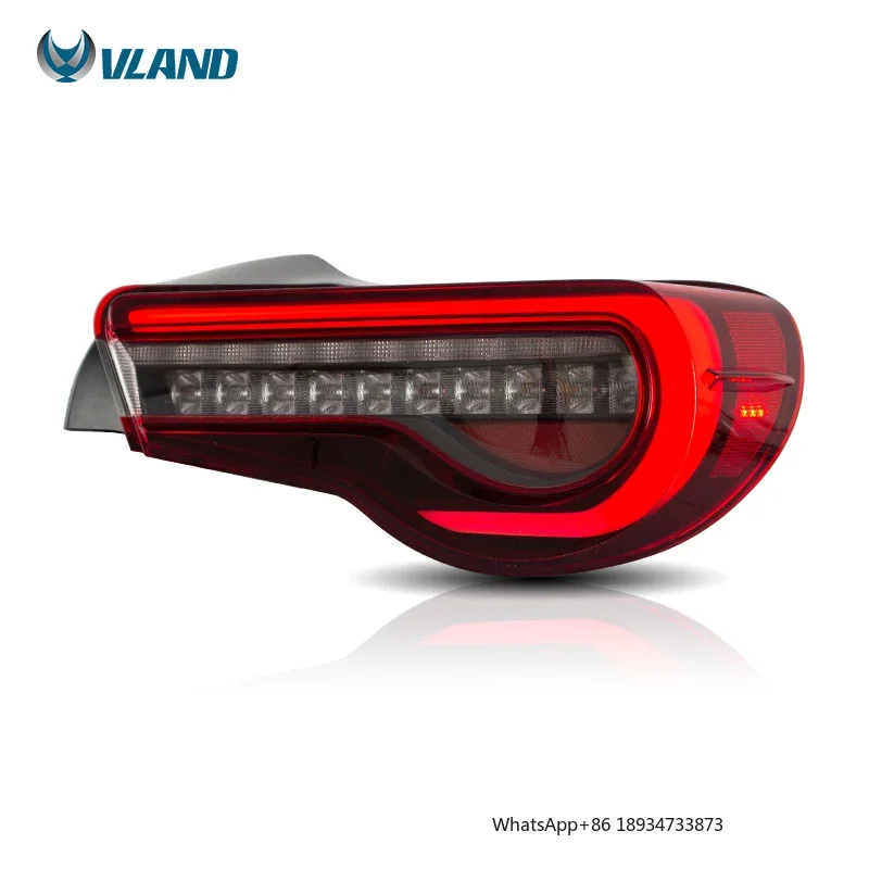 VLAND Factory Car Taillights for 86 GT86 2012-2018 Full-LED Tail Lamp  2013-2015 LED Tail Light for Subaru  BRZ