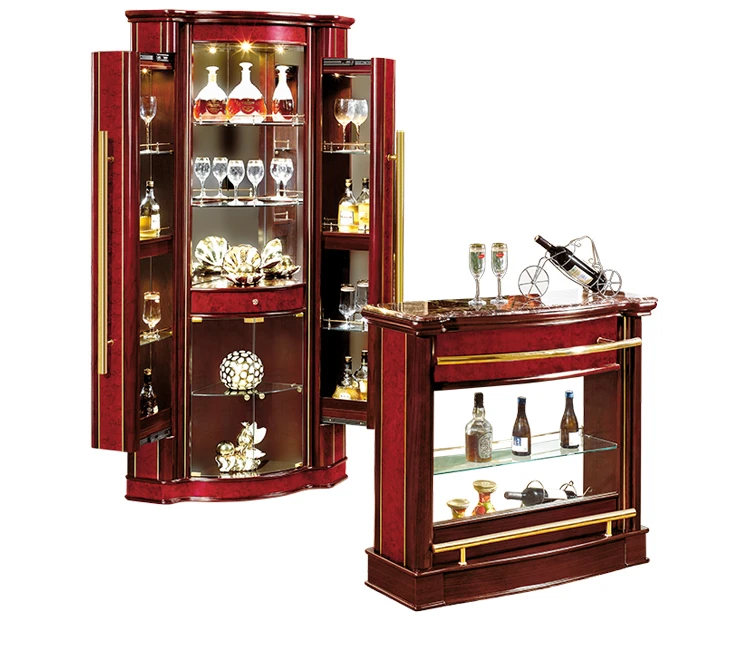 

luxury modern living room furniture display glass home wine bar cabinet