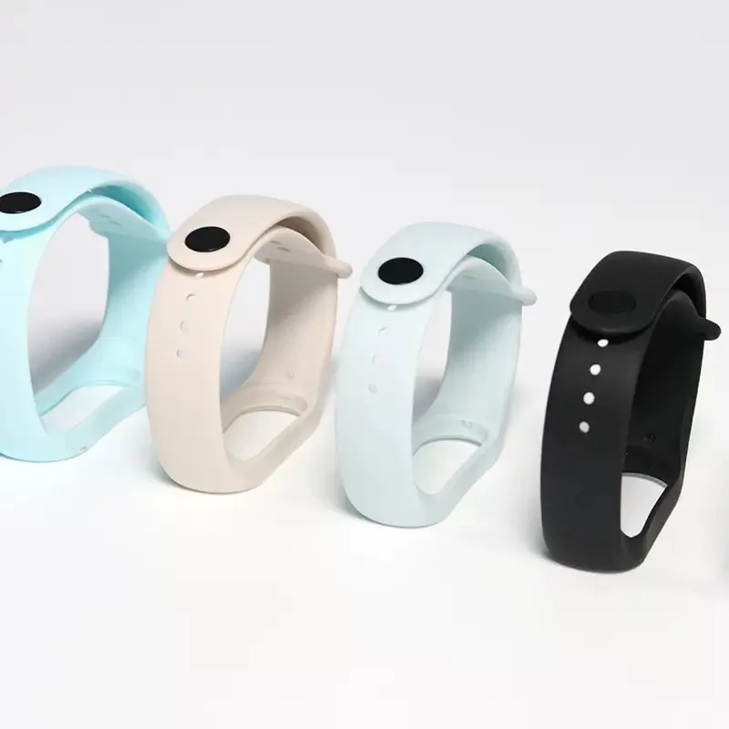 Uhrenarmband für Xiaomi Mi Band 7 6 5 4 3 Armband Silikonarmband Handgelenkschlaufen MiBand 3/4 Band 5 Band 6 Smartwatch Zubehör