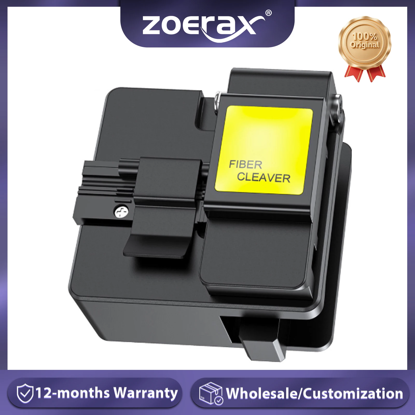 

ZoeRax High Precision Fiber Cutting Knife High Precision Fiber Tool Set Hot Melt Cold Splicing Fiber Cleaver