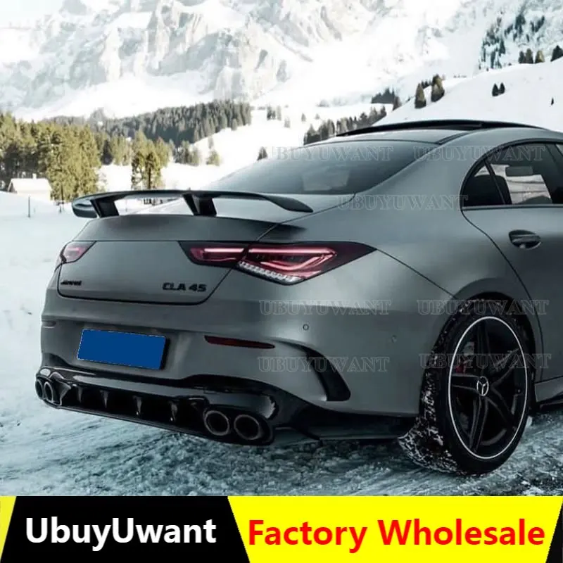 

Rear Trunk Spoiler For Mercedes Benz C118 CLA Class 2019-2021 CLA180 CLA200 CLA250 CLA220 CLA35 45 ABS Trunk Wing Car Styling