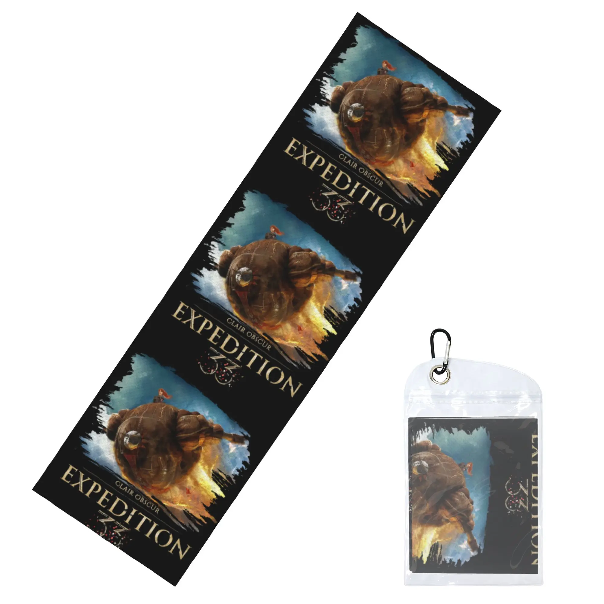 Video Game Clair Obscur Expedition 33 Cold Exercise Towel Face Towel Quick Drying  Bath Breathable Cold Towel