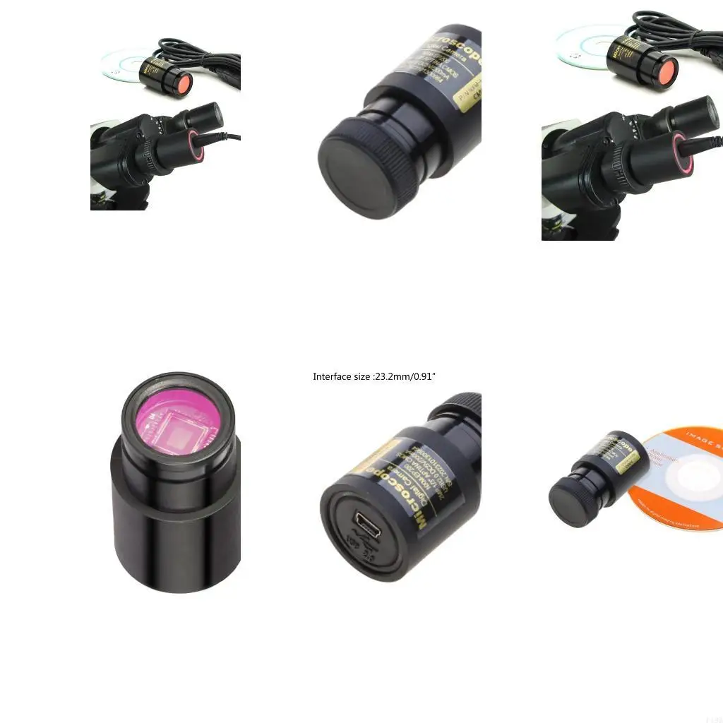 

F19B 2MP CMOS Digital USB Microscope Imagers,Digital Camera Captures High Resolution for Science Education