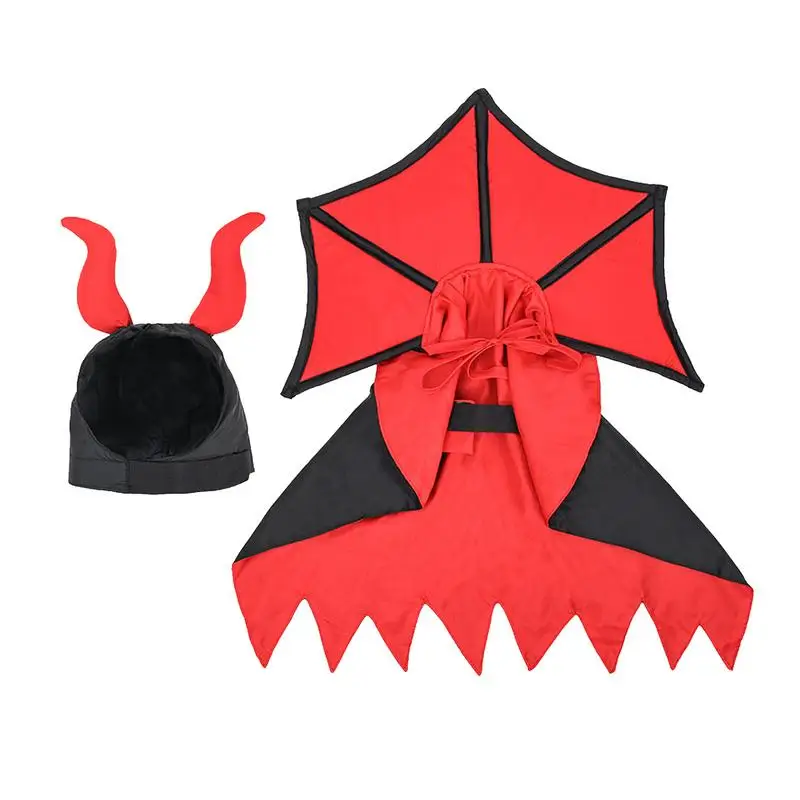 Dog Cloak Cosplay Halloween Costumes Cat Vampire Cloak And Hat For Small Medium Dogs Cats Puppy, Wizard Outfit Pet Cosplay