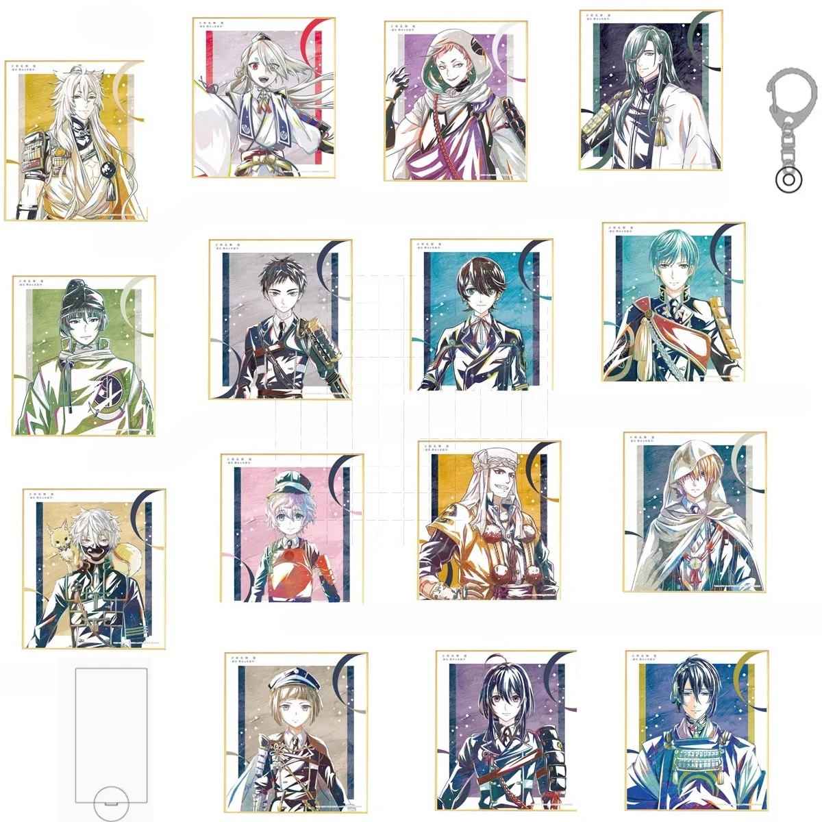 Juego Touken Ranbu en línea figura acrílica con soporte muñeca Anime Mikaduki Munechika Yamanbagiri Kunihiro llavero Cosplay juguete para regalo
