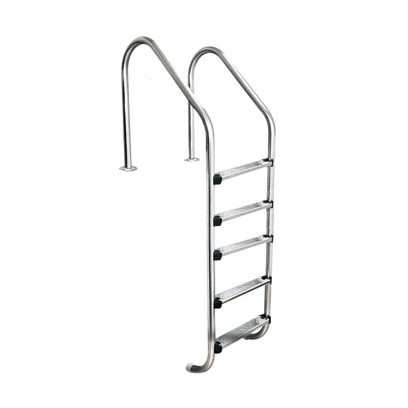 

Swimming pool escalator 304 stainless steel thickened handrail ladder sewer ladder anti-skid pedal ladder