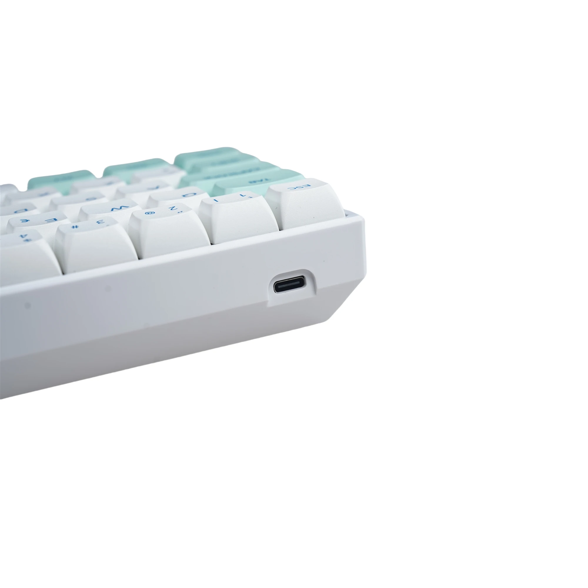 Imagem -05 - Mathew Tech Ultra60 Teclado Mecânico Personalizado para Jogos Iso Qwertz 60 Espanhol Alemão Francês Reino Unido Nordic Azerty Rgb sem Fio