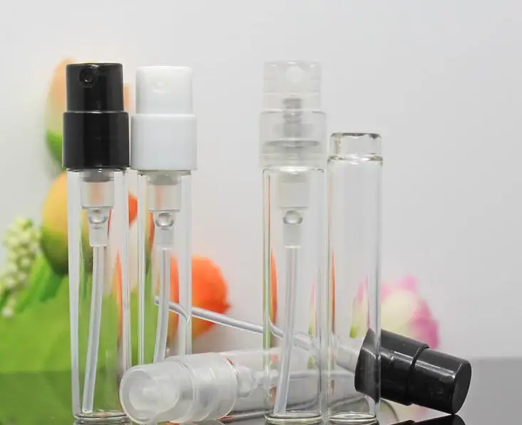 200pcs 2ml 2.5ml Glass Trial Pack Perfume Snap Bottle Sample  Spray Bottle Refillable Fragrance Atomizer  Perfume Bottle